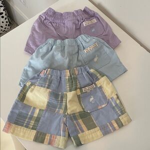 Kids Patchwork and Solid Shorts Set